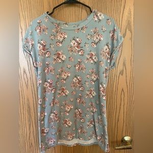 Blue flower boutique shirt